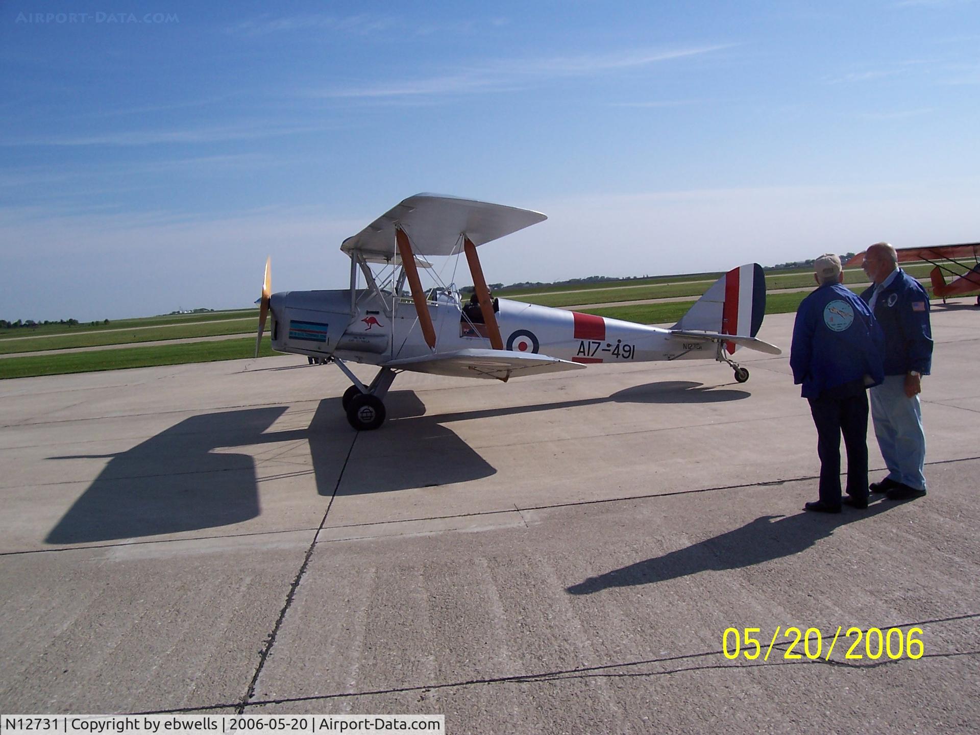 N12731, 1942 De Havilland Australia DH-82A Tiger Moth C/N DHA914, At MCW Fly in