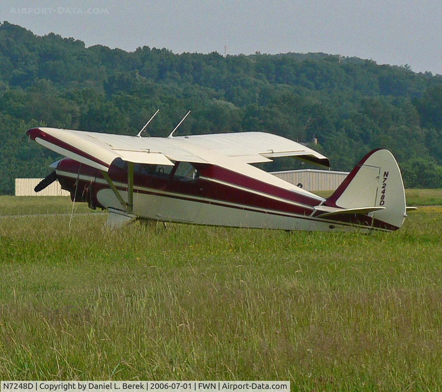 N7248D, 1957 Piper PA-22-150 Tri-Pacer C/N 22-5074, I was glad to spot this 1957 Piper Caribbean - what a nice plane!