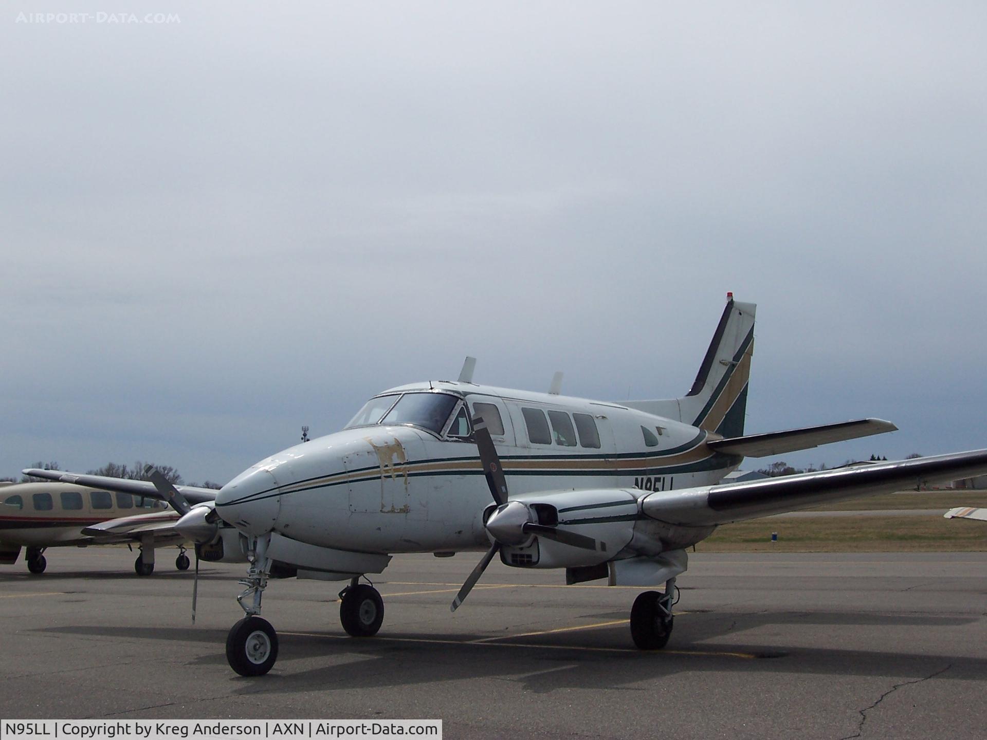 N95LL, 1965 Beech 65-A80 C/N LD-235, Bemidji Aviation BE65 in AXN