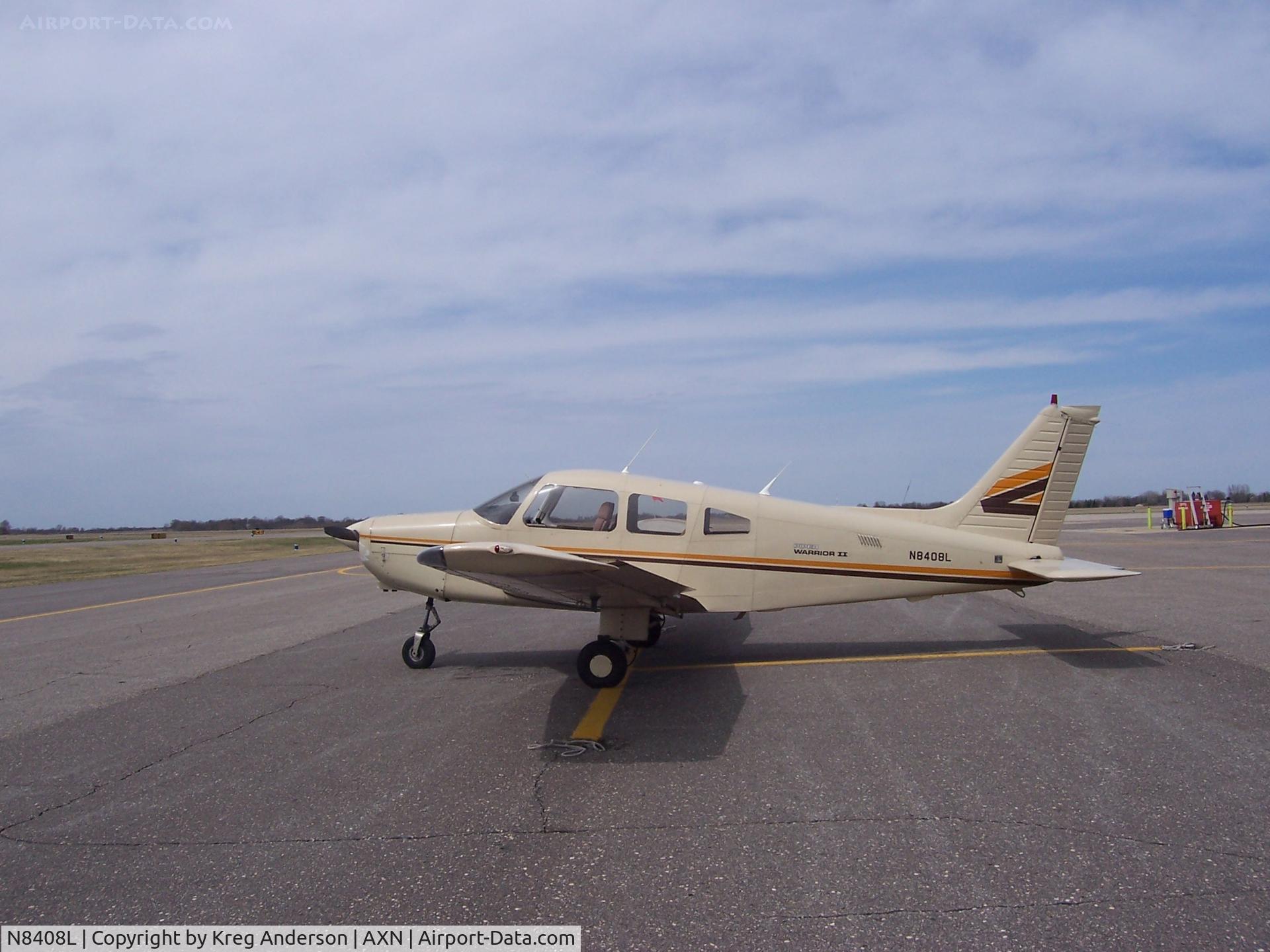 N8408L, 1981 Piper PA-28-161 Cherokee Warrior II C/N 28-8116261, Owned by Alexandria Aviation