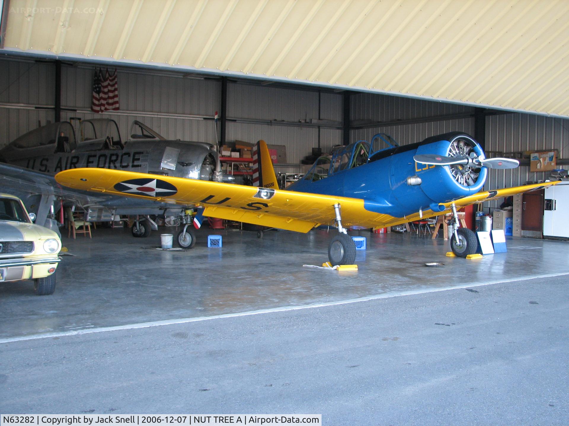 N63282, 1944 Consolidated Vultee BT-13B (SNV-2) C/N 79-999, Taken at the Nut Tree Airport in Vacaville, Ca.