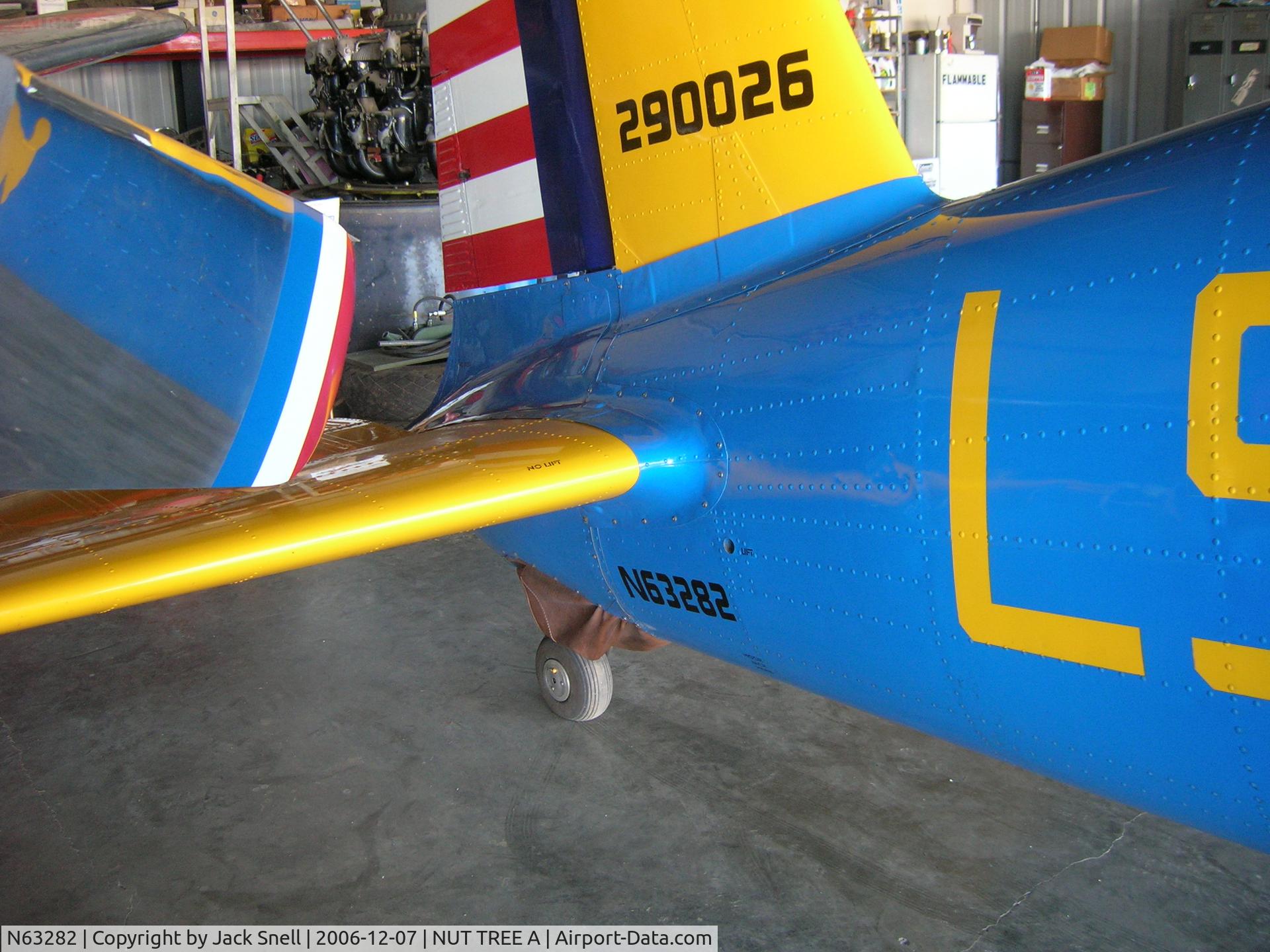 N63282, 1944 Consolidated Vultee BT-13B (SNV-2) C/N 79-999, Taken at the Nut Tree Airport in Vacaville, Ca.