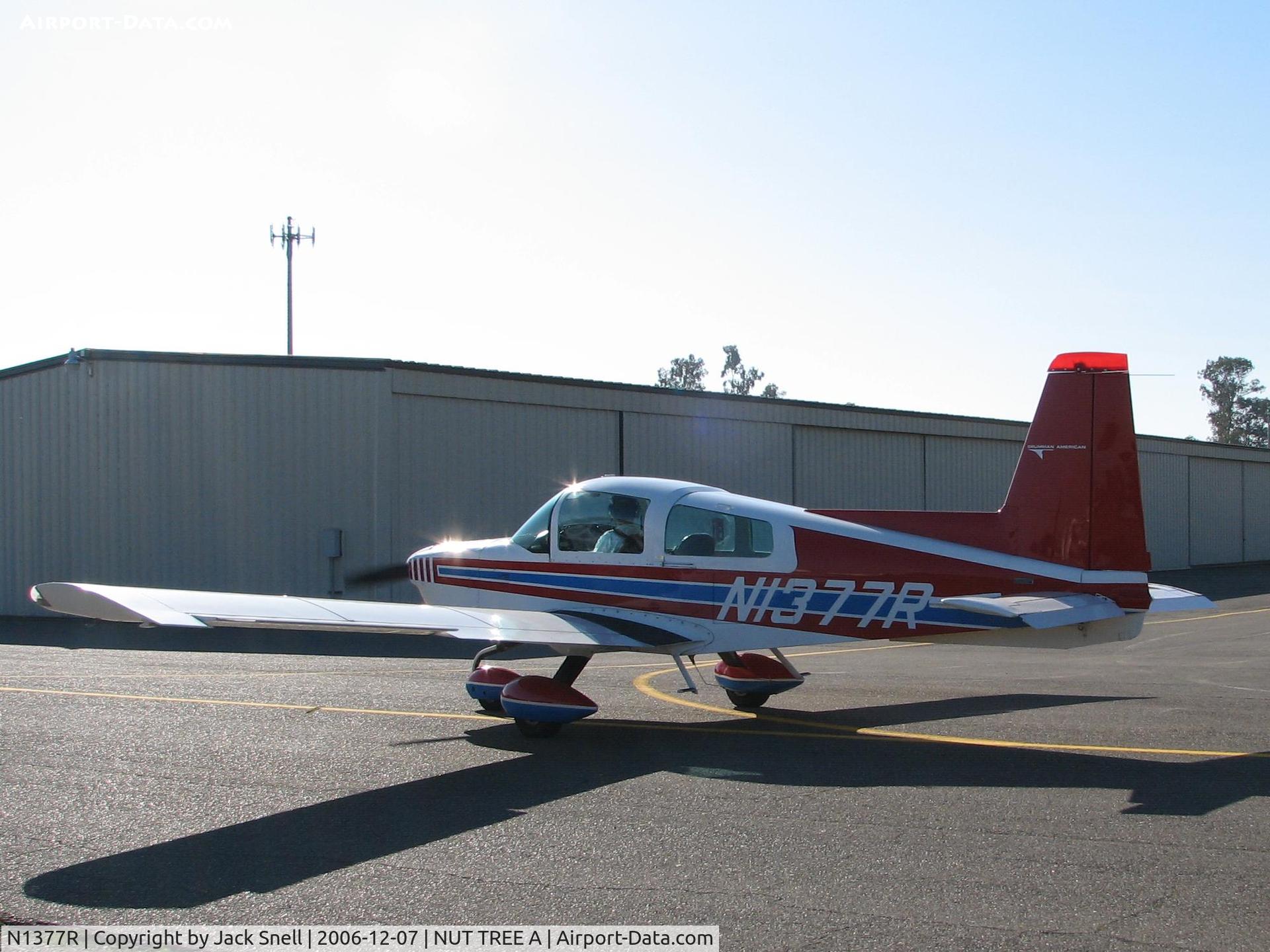 N1377R, 1975 Grumman American AA-5 Traveler C/N AA5-0777, Taken at the Nut Tree Airport in Vacaville, Ca.
