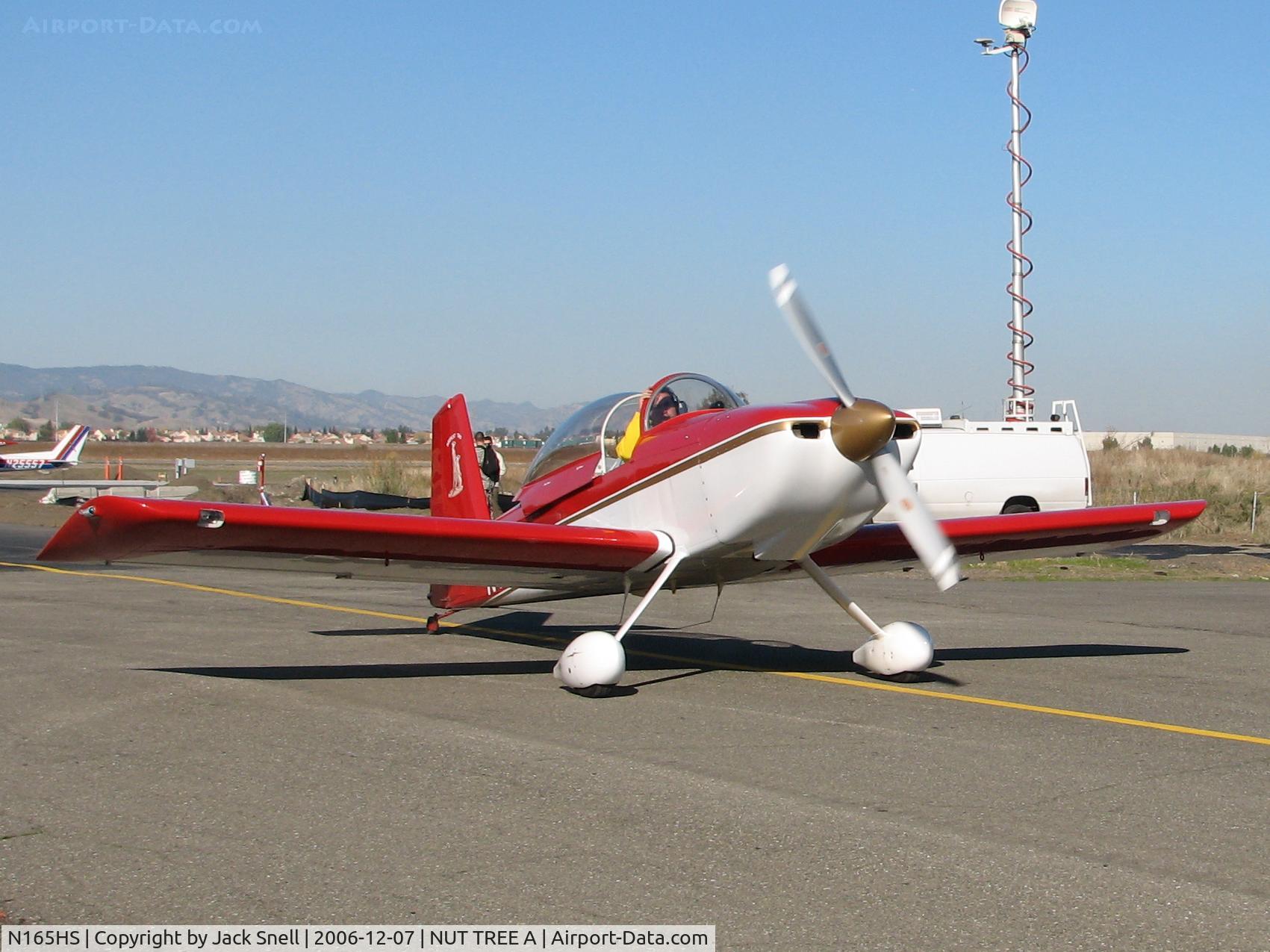 N165HS, 2003 Vans RV-8 C/N 80261, Taken at the Nut Tree Airport in Vacaville, Ca.