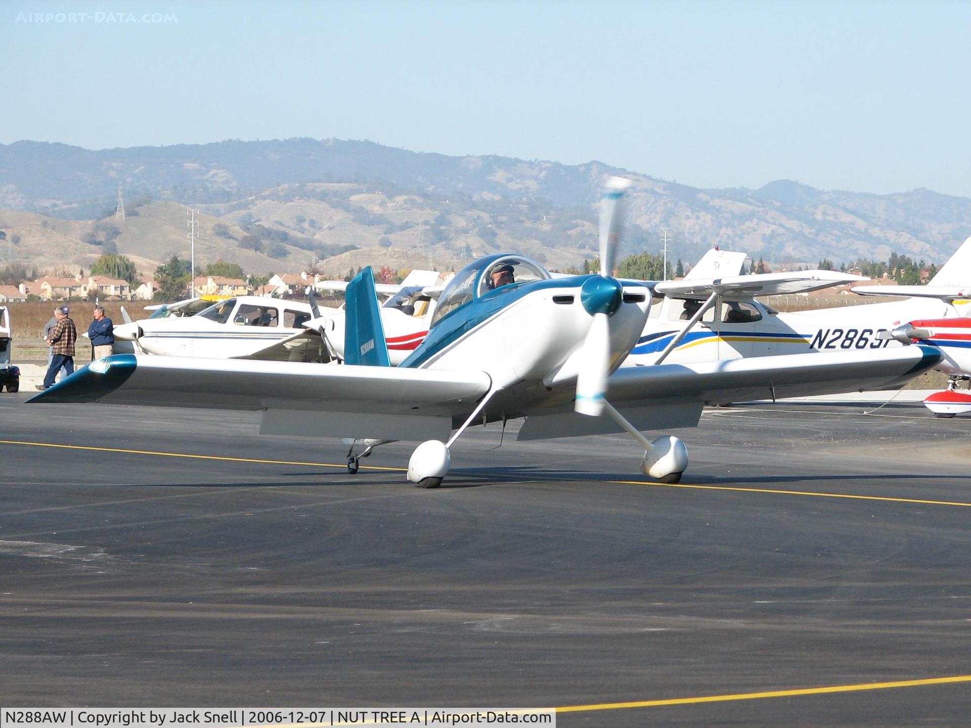N288AW, 2004 Vans RV-8 C/N 81684, Taken at the Nut Tree Airport in Vacaville, Ca.