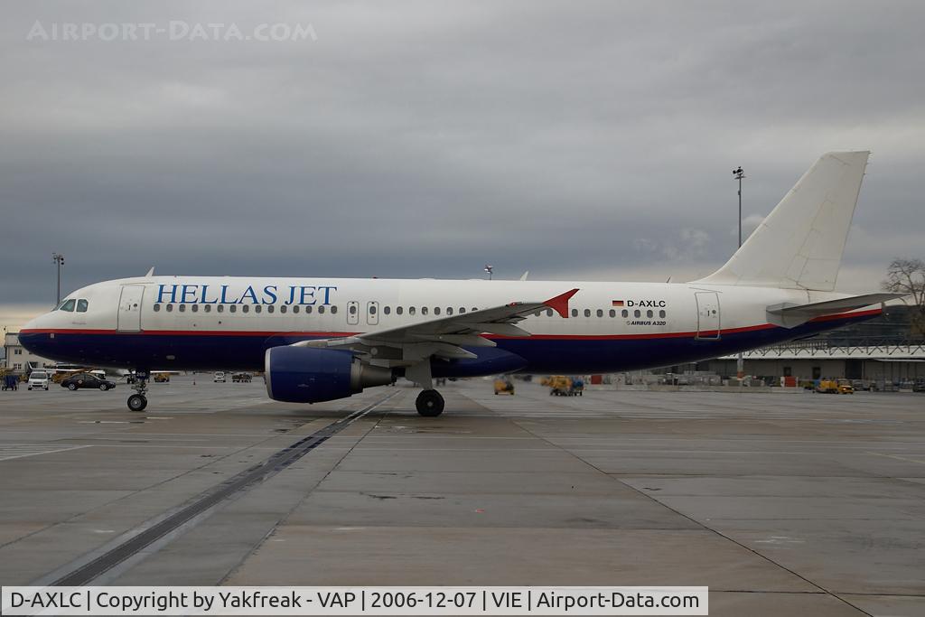 D-AXLC, 2001 Airbus A320-214 C/N 1564, Hellas Jet Airbus 320