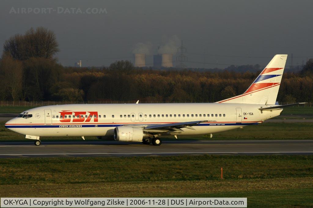 OK-YGA, 1993 Boeing 737-4Q8 C/N 26290/2482, visitor