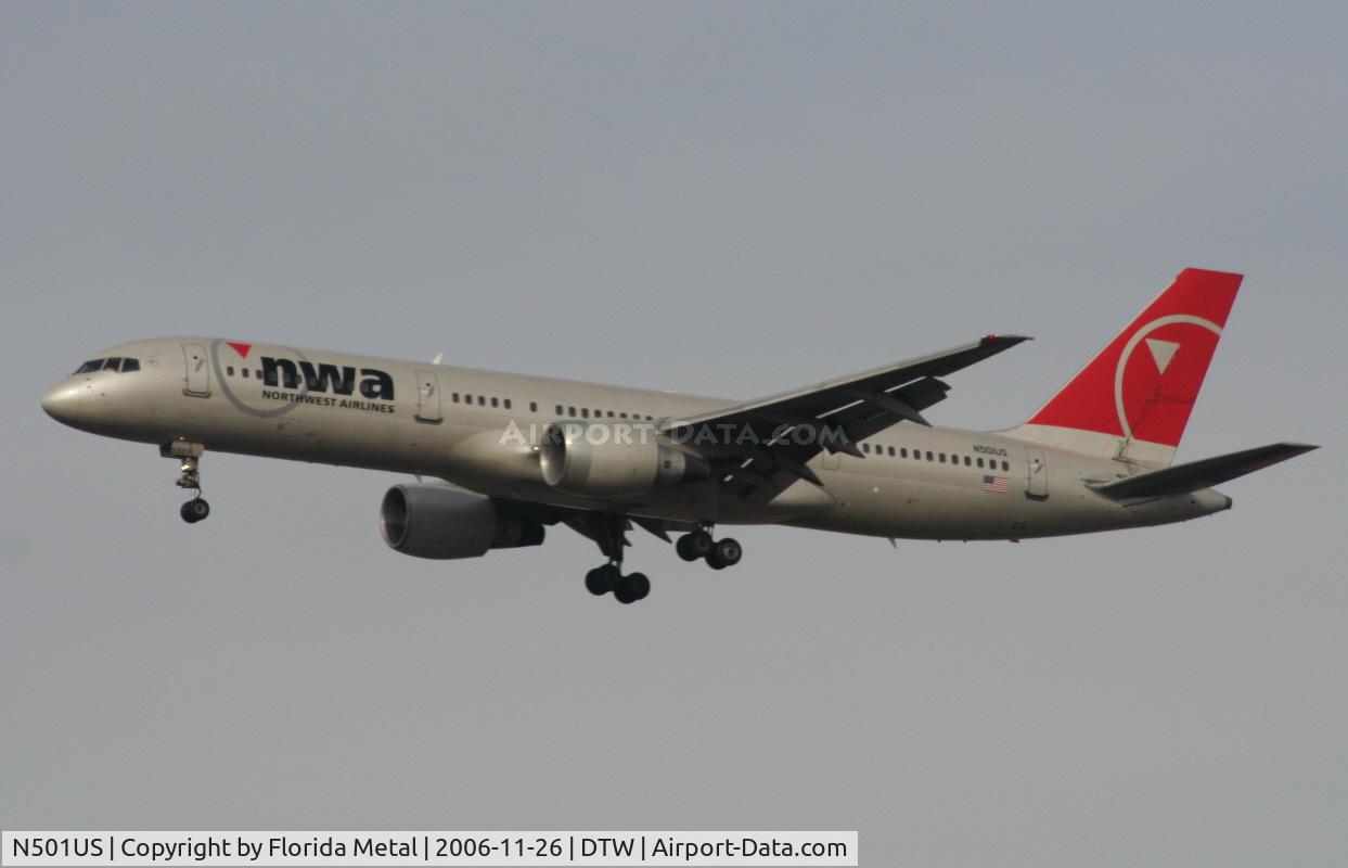 N501US, 1985 Boeing 757-251 C/N 23190, Northwest 757-200