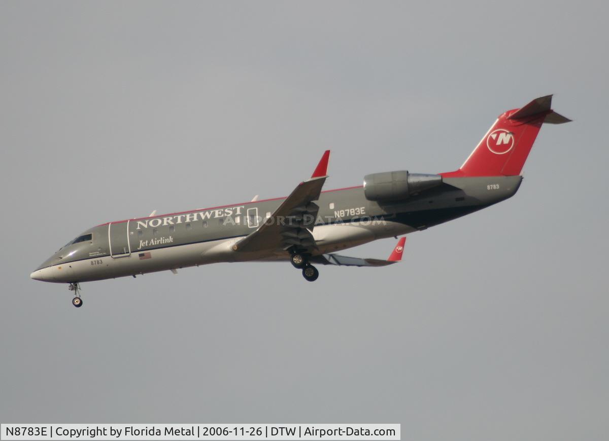 N8783E, 2003 Bombardier CRJ-200 (CL-600-2B19) C/N 7783, Pinnacle CRJ