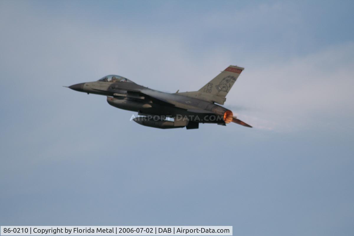 86-0210, 1986 General Dynamics F-16C Fighting Falcon C/N 5C-316, F-16 from Arkansas National Guard