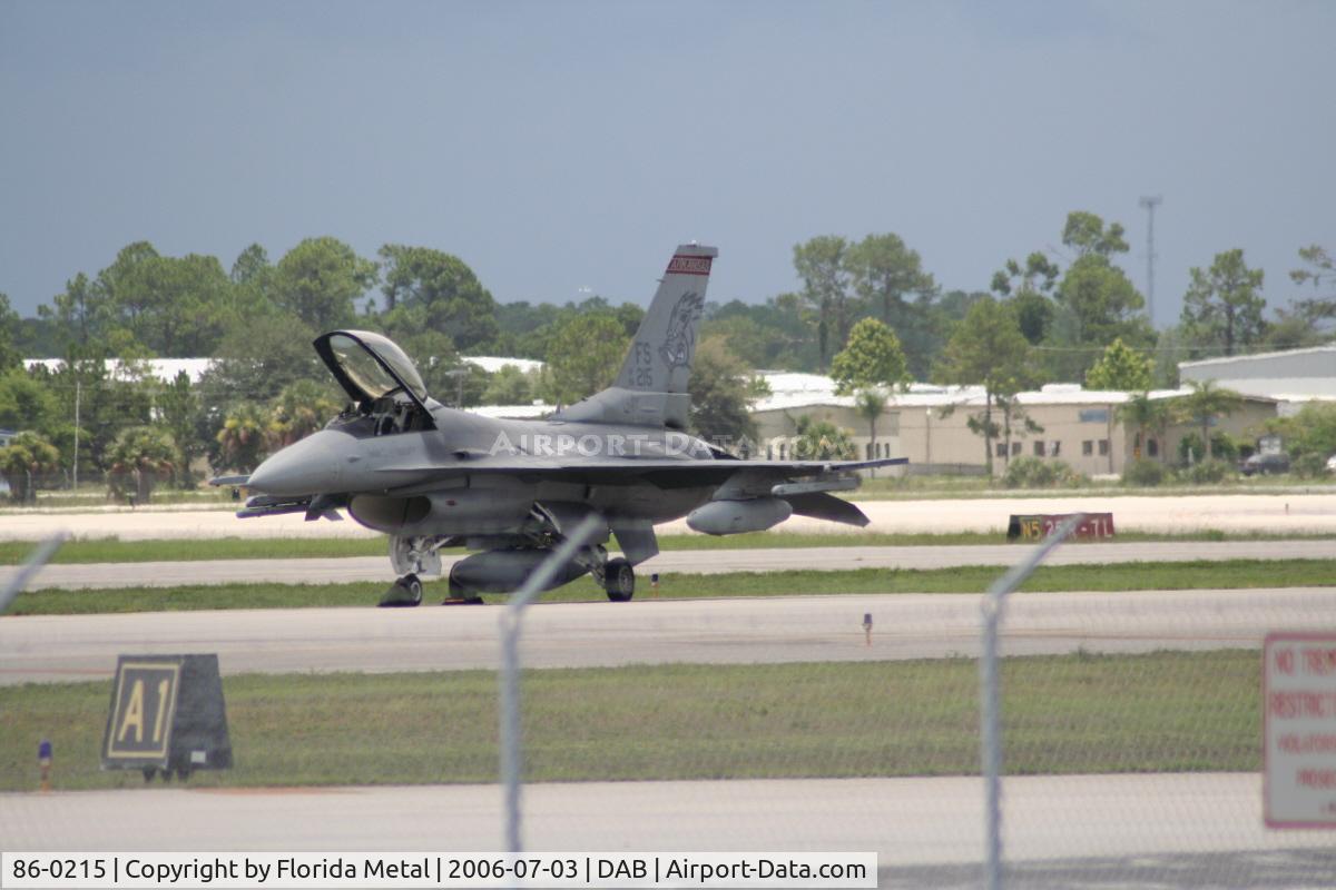 86-0215, 1986 General Dynamics F-16C Fighting Falcon C/N 5C-321, F-16