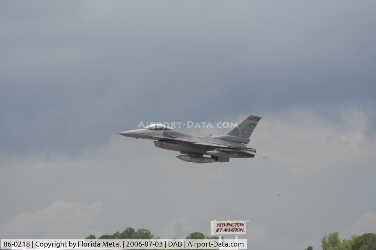 86-0218, 1986 General Dynamics F-16C Fighting Falcon C/N 5C-324, F-16