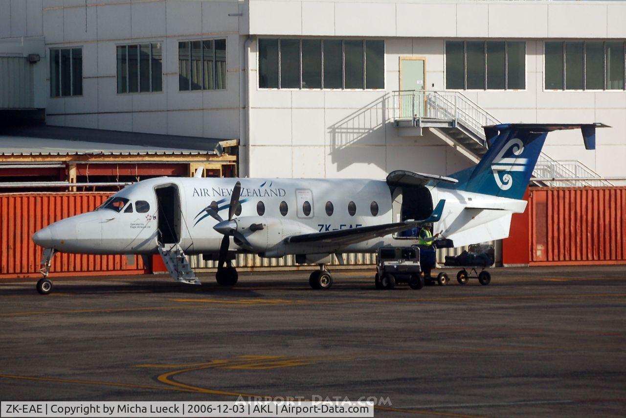 ZK-EAE, 2001 Beech 1900D C/N UE-428, At Auckland's domestic terminal