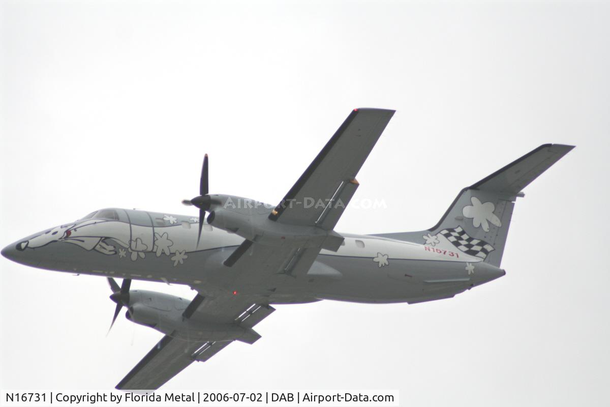 N16731, 1990 Embraer EMB-120ER Brasilia C/N 120.190, Michael Waltrip