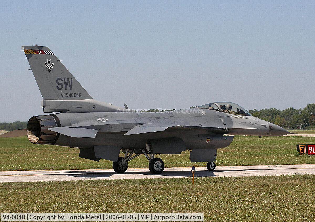 94-0048, 1994 Lockheed F-16C Fighting Falcon C/N CC-200, F-16
