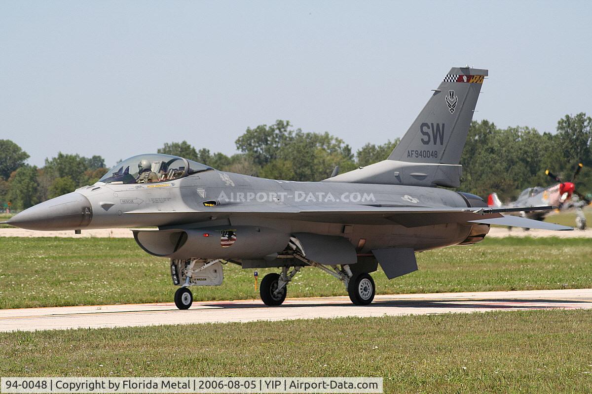 94-0048, 1994 Lockheed F-16C Fighting Falcon C/N CC-200, F-16