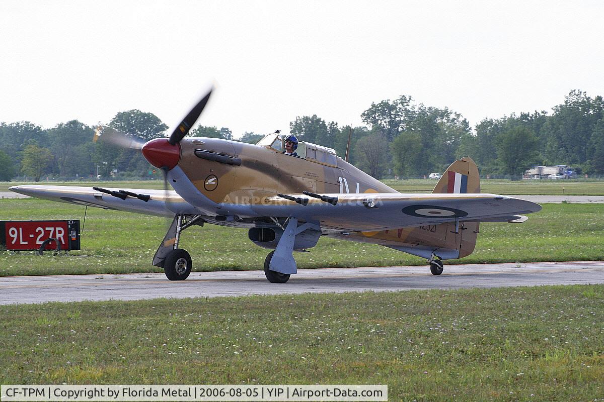 CF-TPM, 1943 Hawker Hurricane IV C/N KZ321, Hawker Hurricane