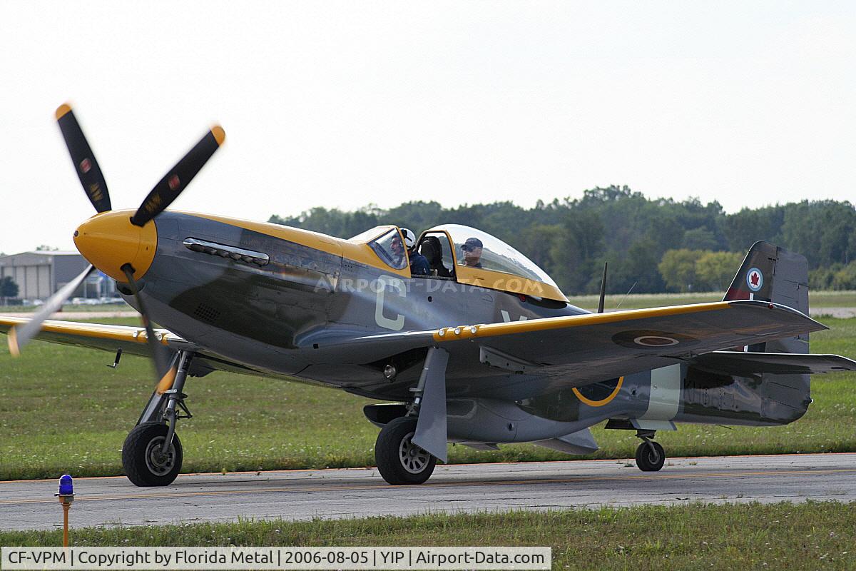 CF-VPM, 1944 North American P-51D Mustang C/N 122-39922, P-51 RAF colors
