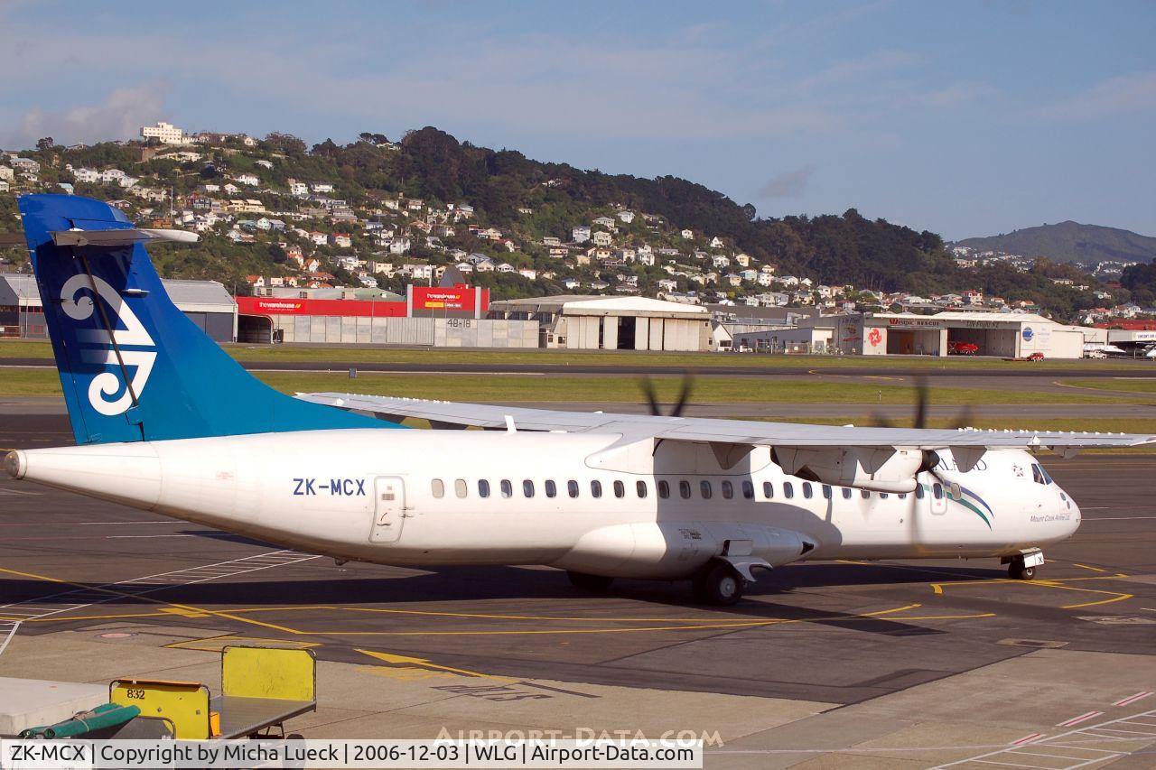 ZK-MCX, 2002 ATR 72-212A C/N 687, Ready to leave Wellington
