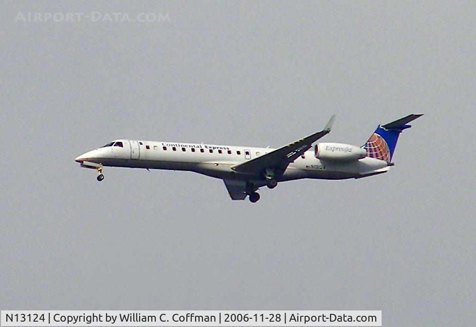 N13124, 2003 Embraer ERJ-145XR (EMB-145XR) C/N 145689, Shot from Fair Grounds, heading towards Will Rogers World Airport
