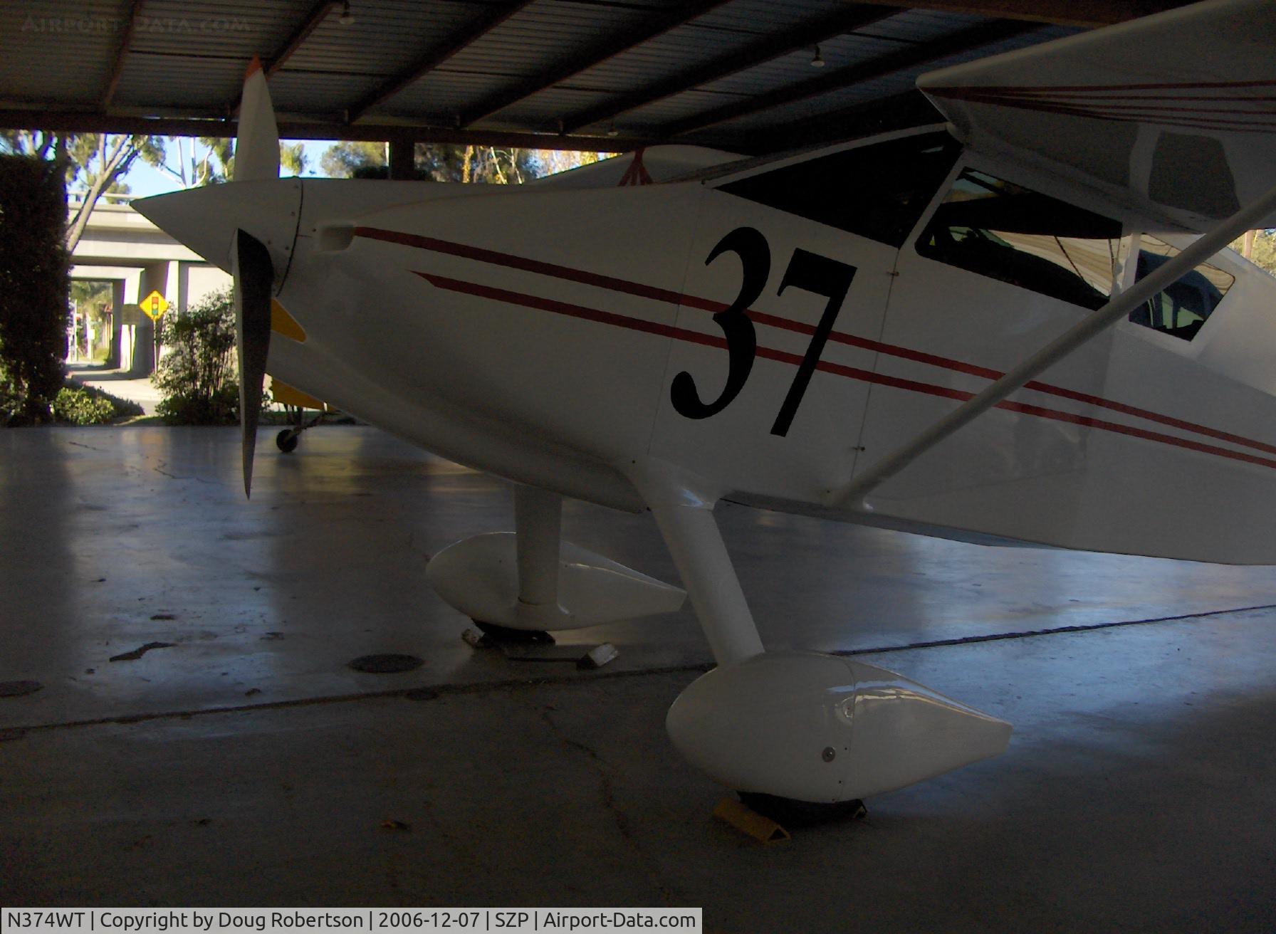 N374WT, 2003 Wittman W-10 Tailwind C/N 168, 2003 'Red' Hamilton WITTMAN TAILWIND W-10, race #37