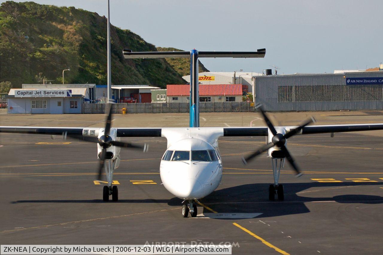 ZK-NEA, 2005 De Havilland Canada DHC-8-311 Dash 8 C/N 611, Arriving in Wellington