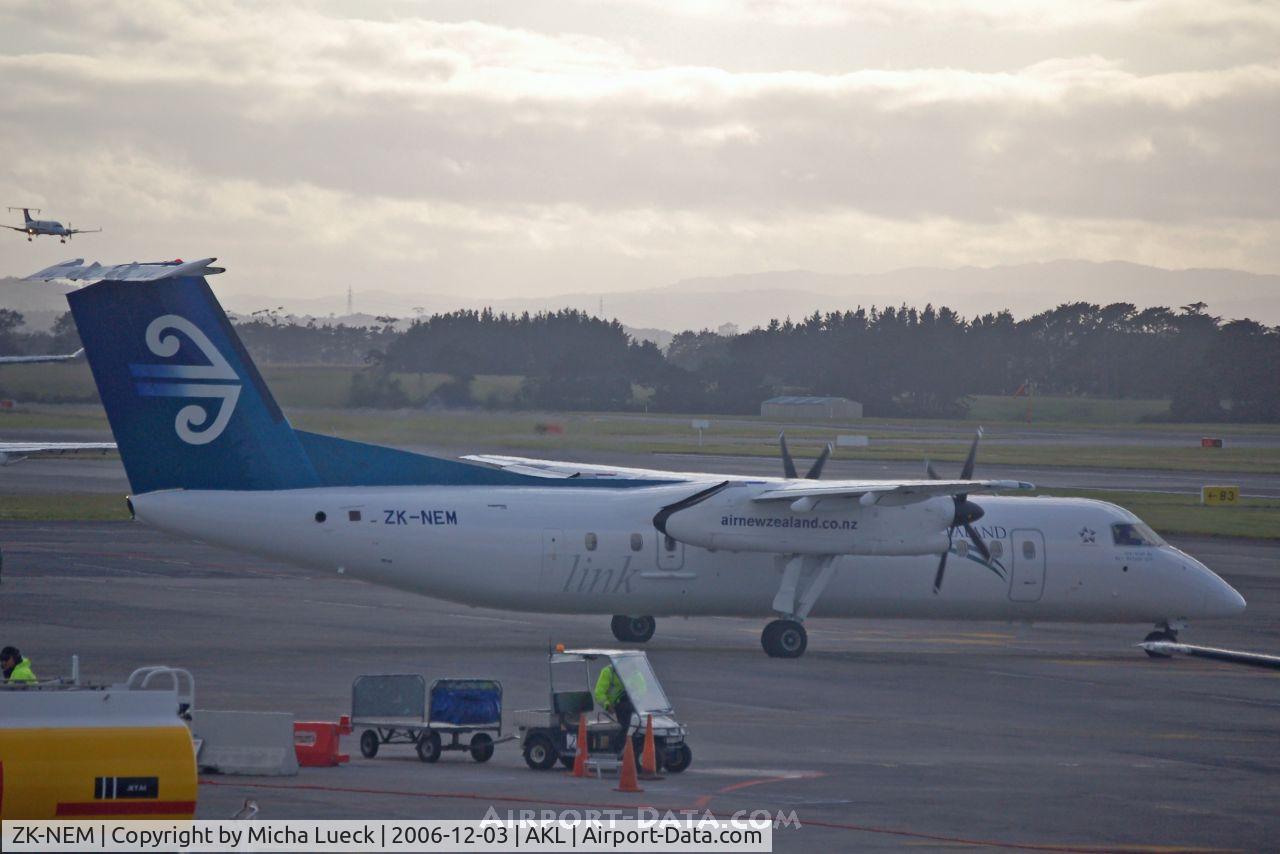 ZK-NEM, 2006 De Havilland Canada DHC-8-311 Dash 8 C/N 630, Early morning in Auckland