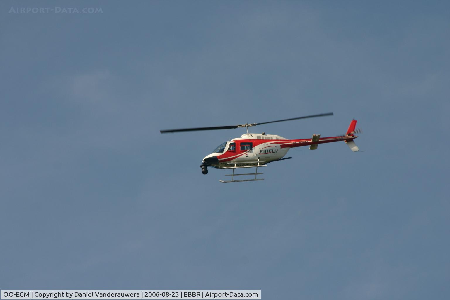 OO-EGM, 1973 Bell 206B JetRanger II C/N 1097, TV camera under nose