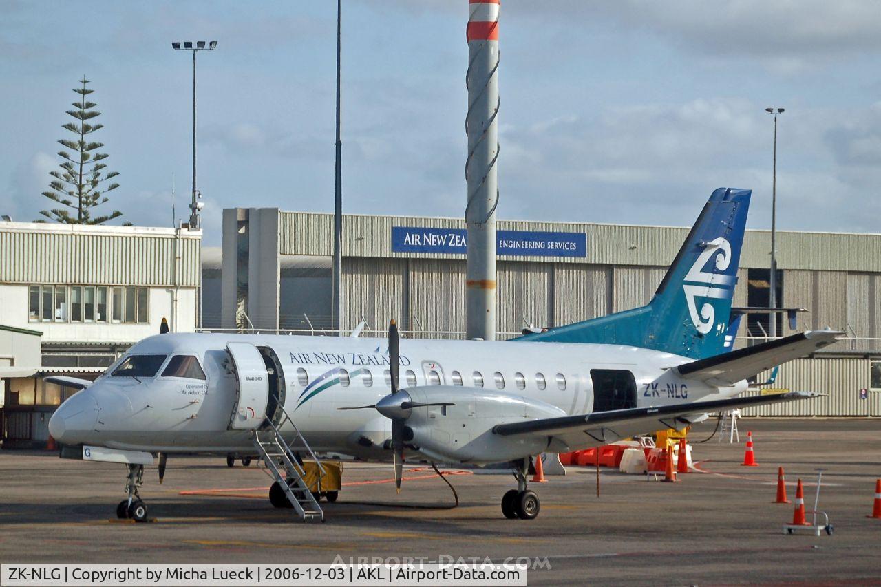 ZK-NLG, Saab SF340A C/N 340A-151, At Auckland's domestic terminal
