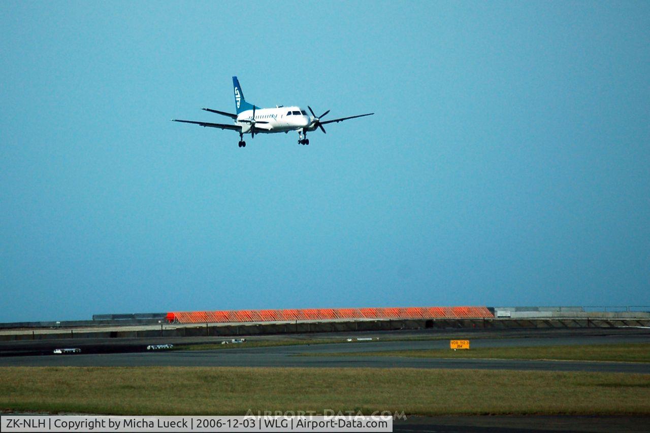 ZK-NLH, 1988 Saab 340A C/N 340A-137, On short finals