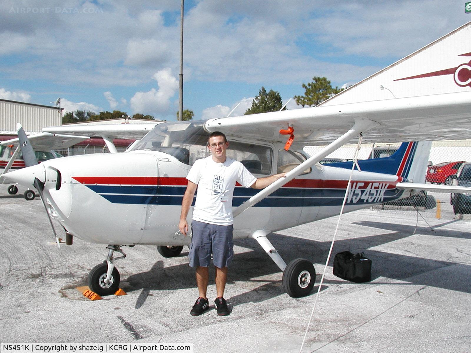 N5451K, 1980 Cessna 172P C/N 17274117, 51 Killer (Kilo), A Delta Connection Academy Skyhawk that is very well known at its home base of Craig Field.