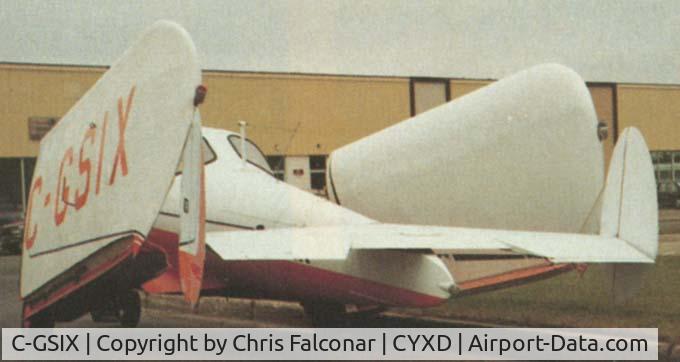 C-GSIX, 1946 Erco 415D Ercoupe C/N 1686, 1946 Ercoupe 415-D with Falconar Wing Fold mod