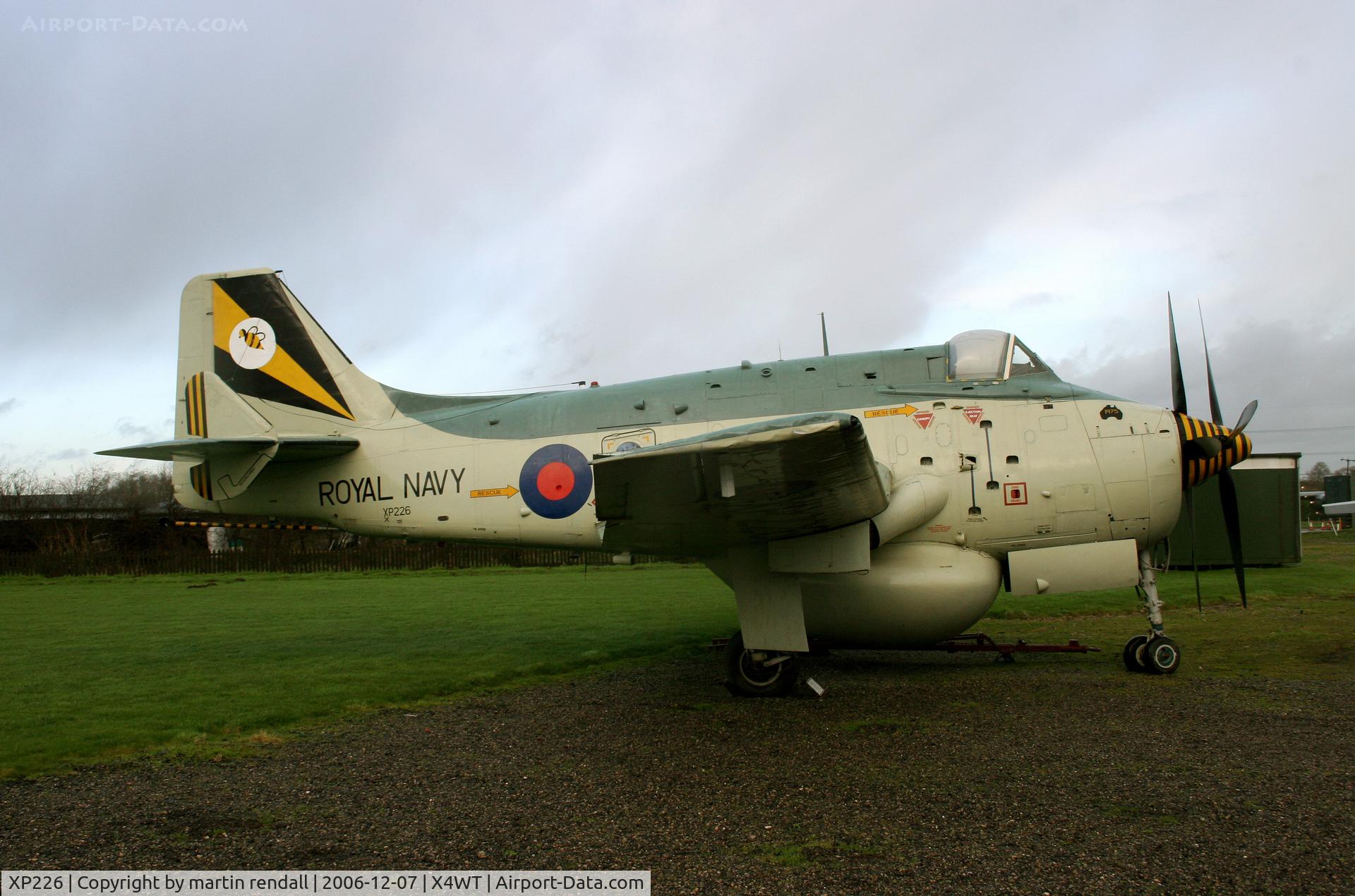 XP226, 1962 Fairey Gannet AEW.3 C/N F9468, GANNET