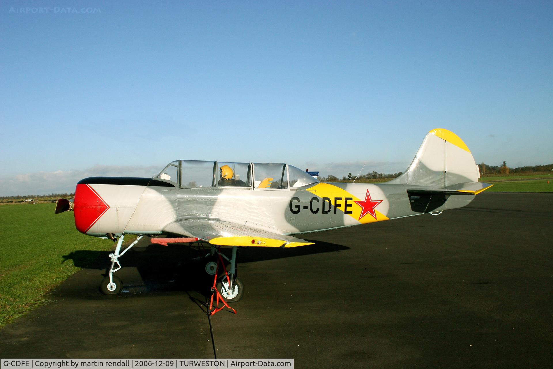 G-CDFE, 1985 Bacau Yak-52 C/N 855712, YAK 52