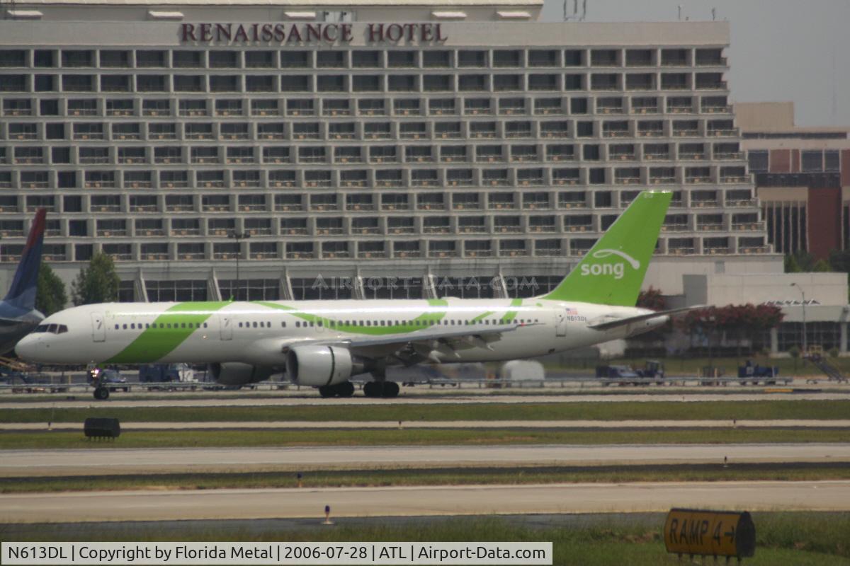 N613DL, 1985 Boeing 757-232 C/N 22820, Song at ATL