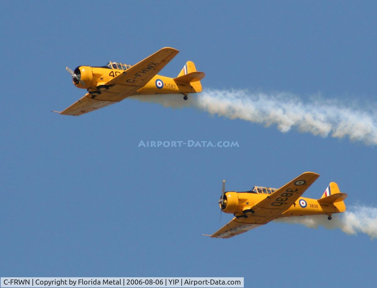 C-FRWN, 1942 Noorduyn AT-16 Harvard II C/N 81-4097, Harvards in formation