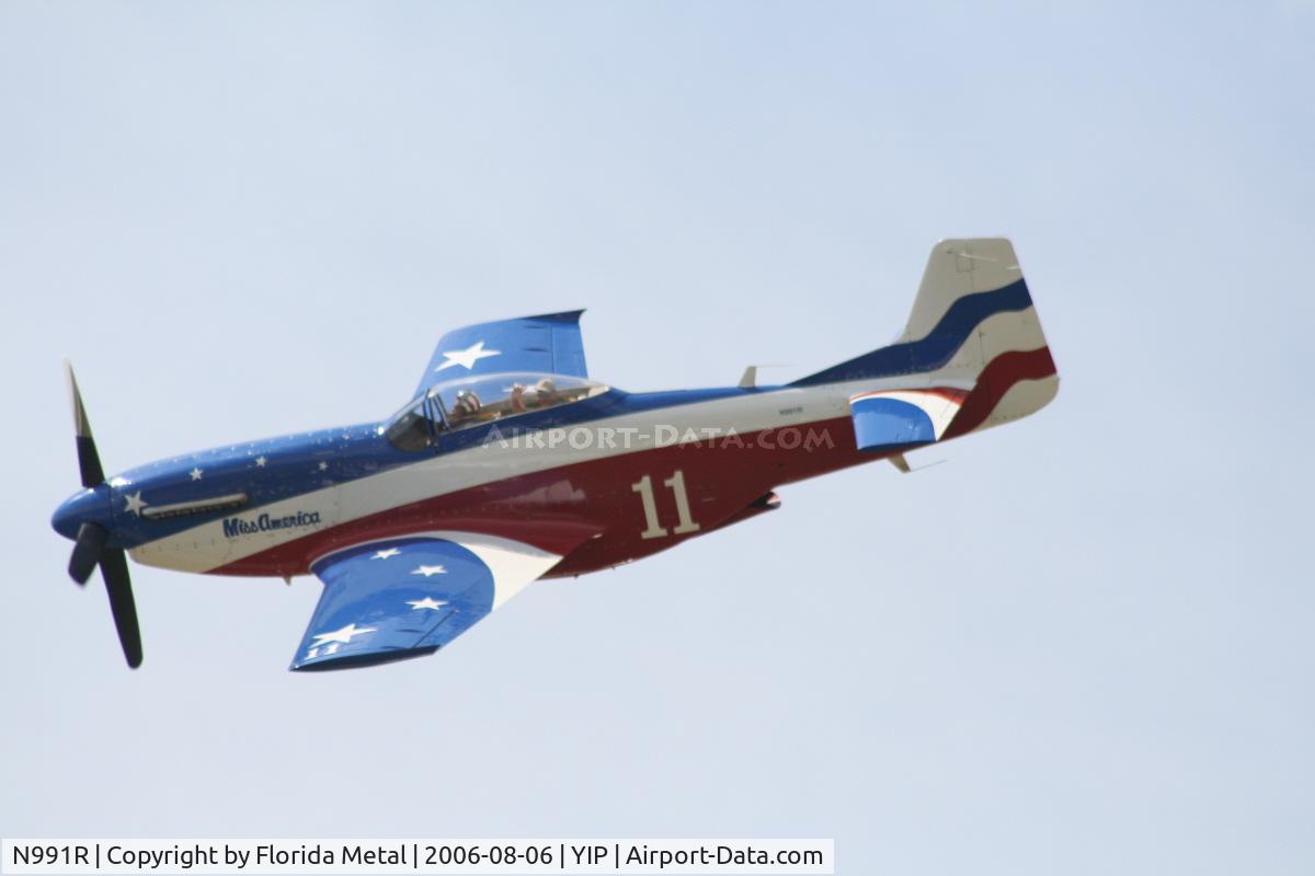 N991R, 1993 North American P-51D Mustang C/N 122-41076, Racing Mustang