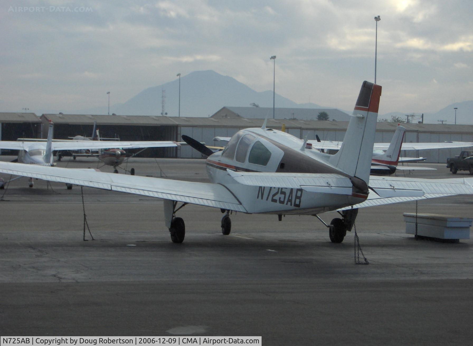 N725AB, 1969 Beech F33 Bonanza C/N CD-1238, 1969 Beech F33 BONANZA, Continental IO-470-K 225 Hp