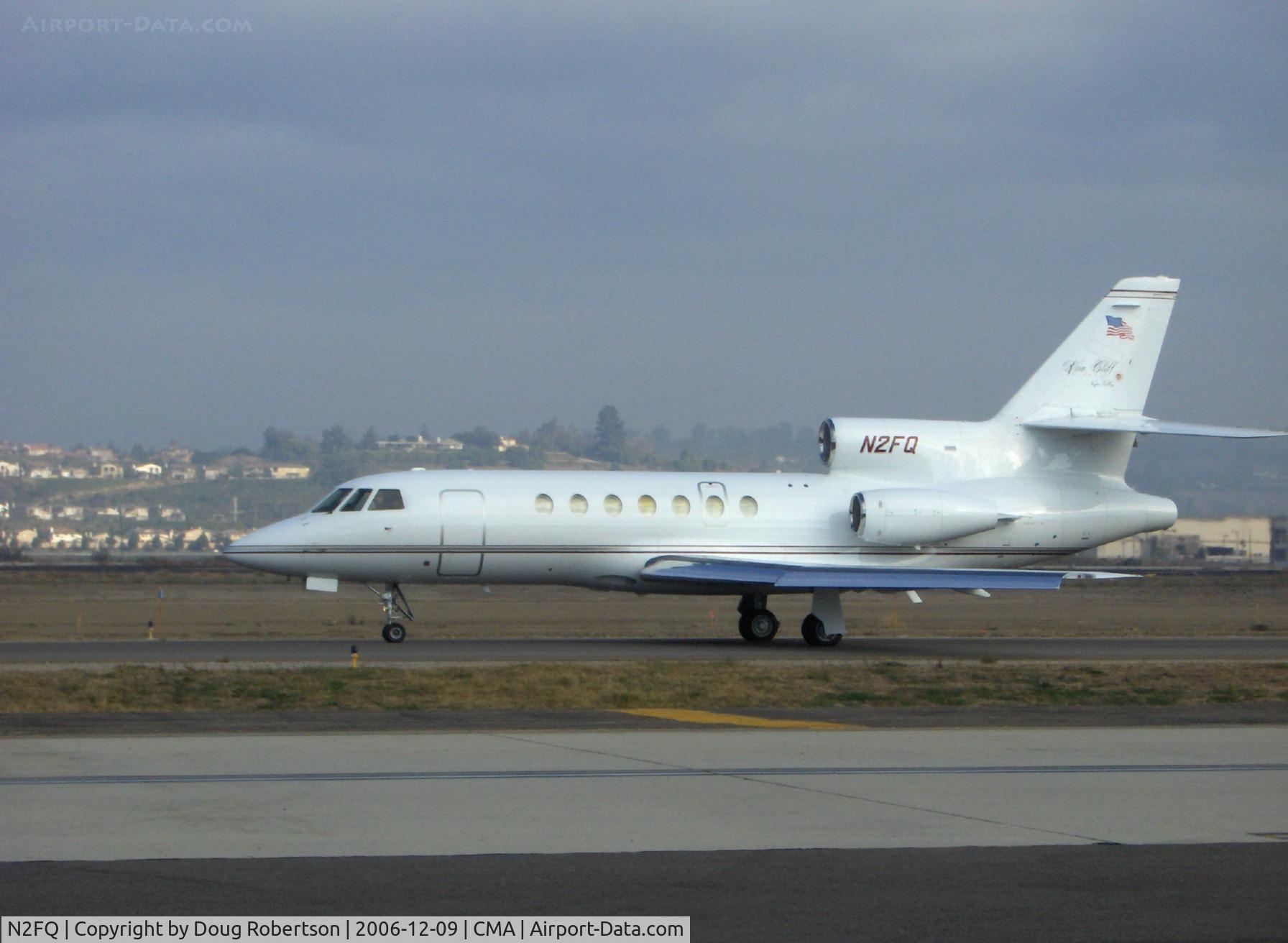 N2FQ, 1986 Dassault Falcon 50 C/N 167, 1986 Dassault-Breguet FALCON 50, three Garrett TFE 731-40 3,700 lb st turbofans, taxi