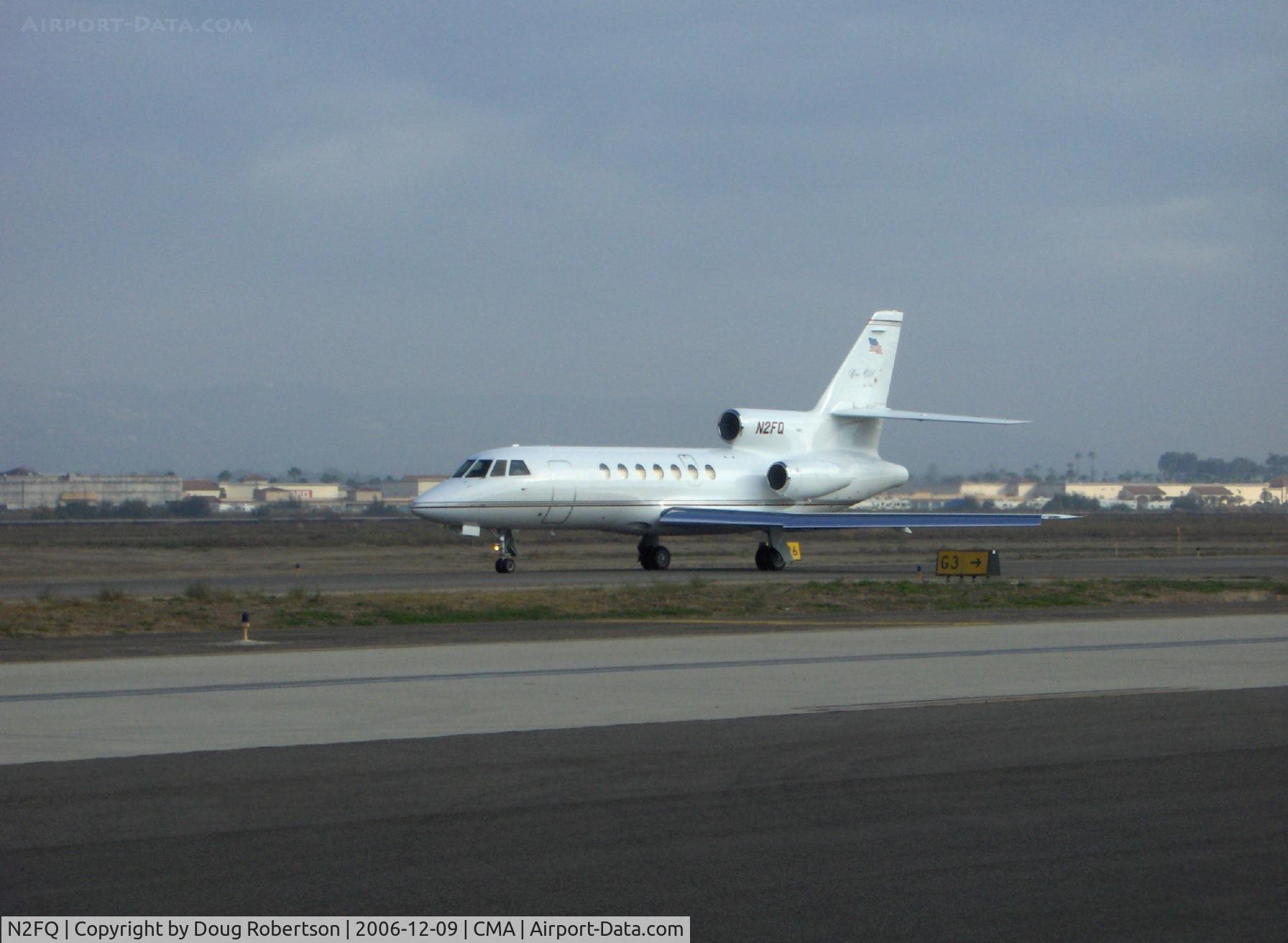 N2FQ, 1986 Dassault Falcon 50 C/N 167, 1986 Dassault-Breguet FALCON 50, three Garrett TFE 731-40 3,700 lb st turbofans, taxi