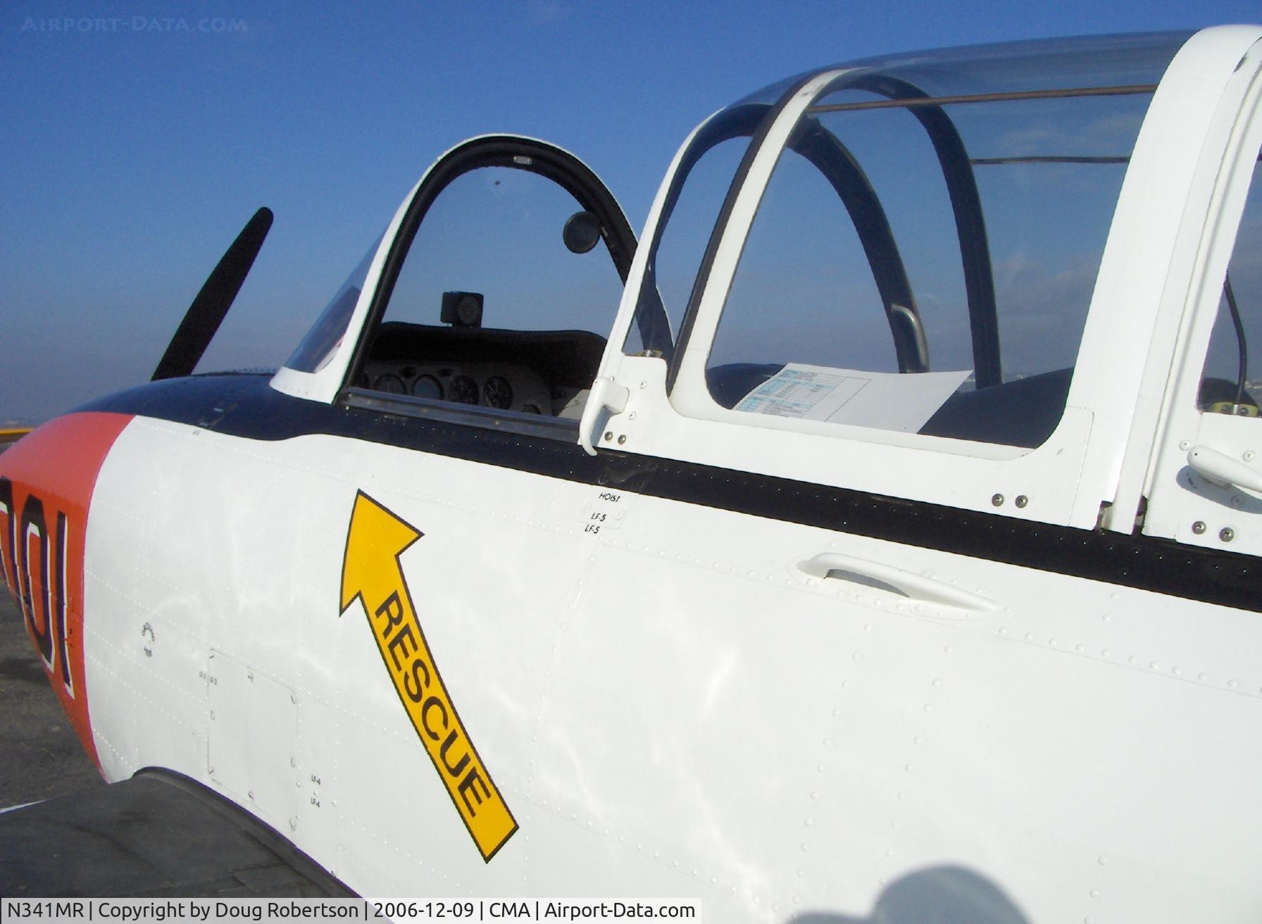 N341MR, 1955 Beech D-45 (T-34B) Mentor C/N BG-65, 1955 Beech D-45 as T-34B MENTOR, Continental IO-550B 300 Hp upgrade
