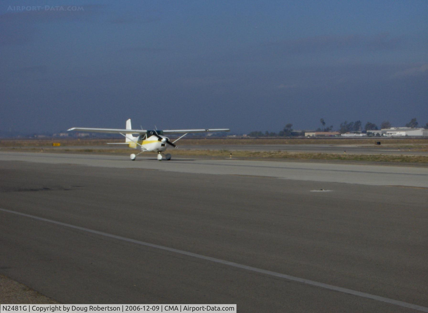 N2481G, 1959 Cessna 182B Skylane C/N 51781, 1959 Cessna 182B, Continental O-470 230 Hp, taxi