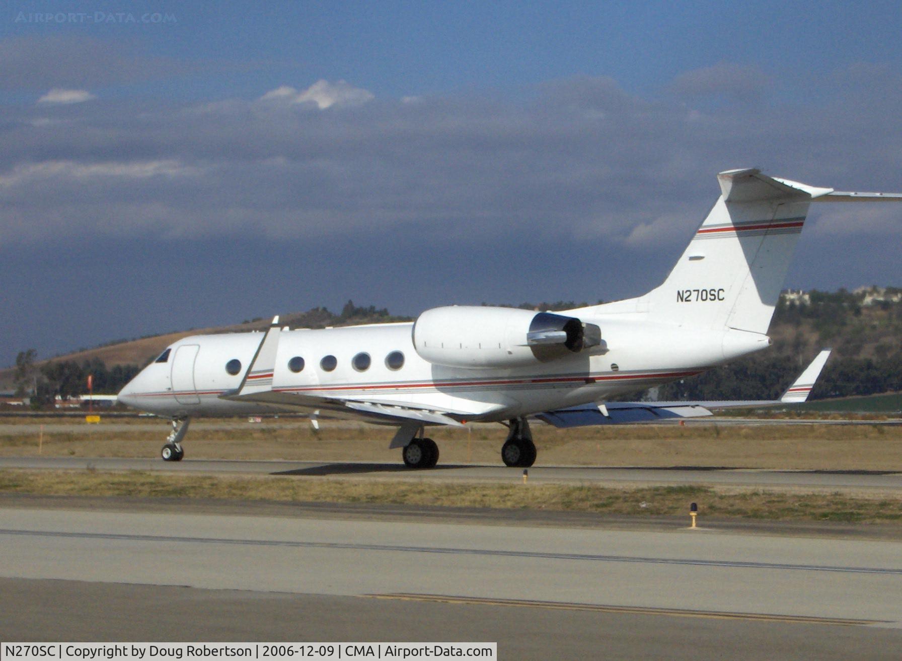 N270SC, 1993 Gulfstream Aerospace G-IV C/N 1229, 1993 Gulfstream Aerospace G IV, two Rolls Royce Tay Mk 611-8 13,850 lb st  turbofans, taxi