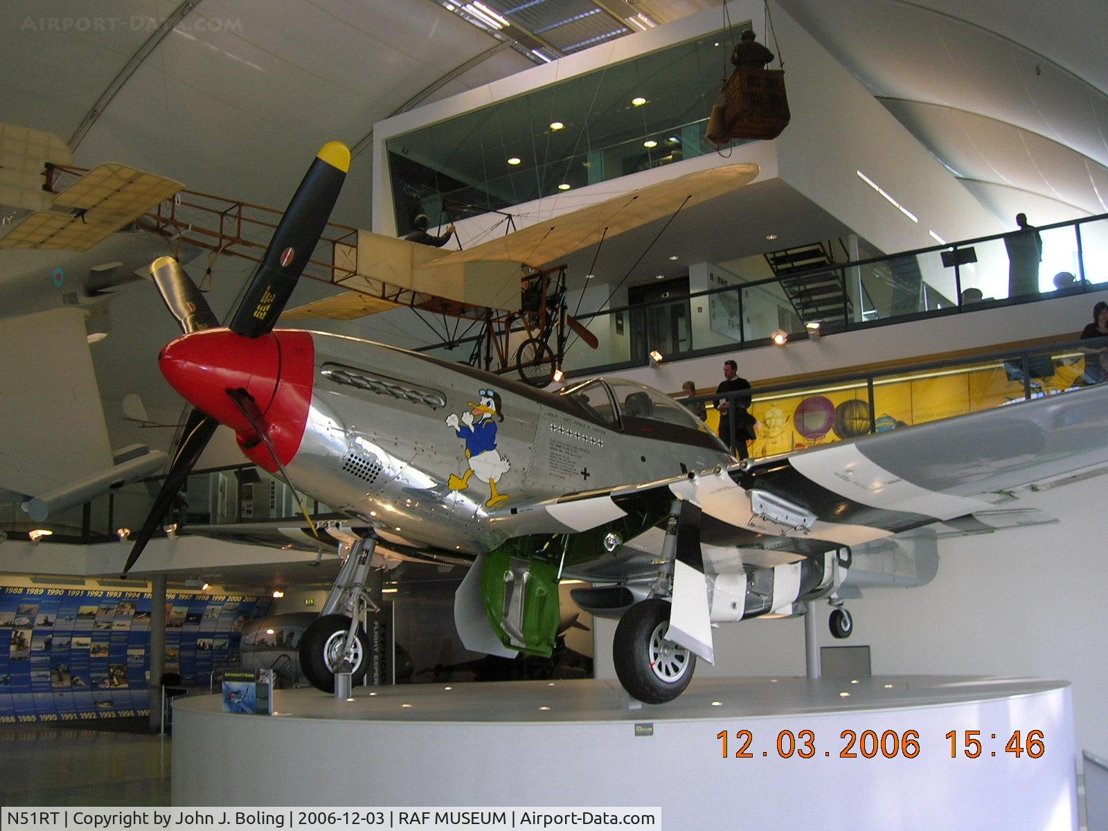 N51RT, 1944 North American F-51D Mustang C/N 122-40949, P51D at RAF Museum