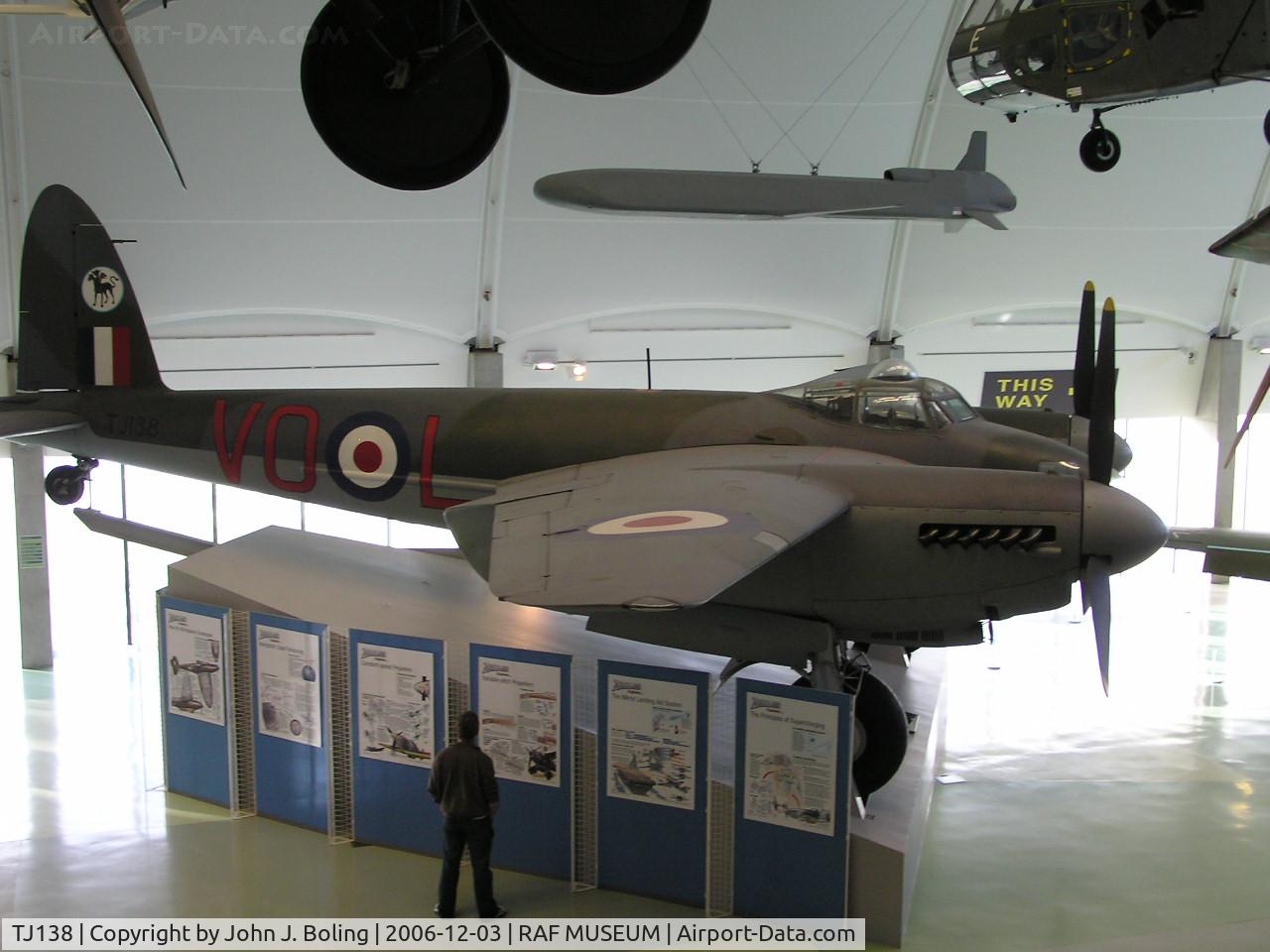 TJ138, De Havilland DH-98 Mosquito TT.35 C/N Not found TJ138, Mosquito