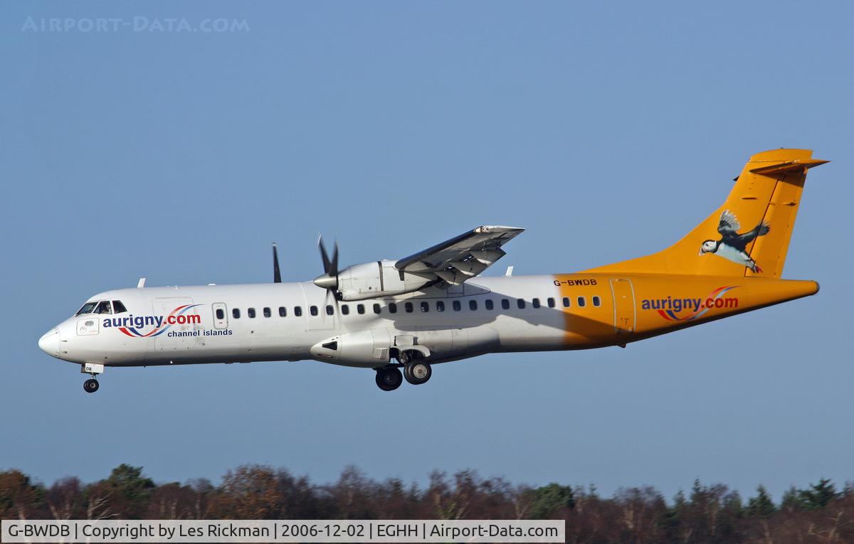 G-BWDB, 1995 ATR 72-202 C/N 449, ATR 72