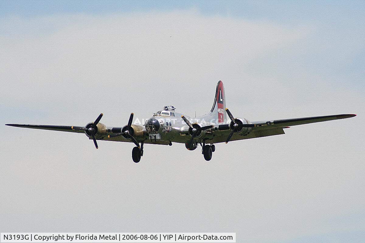 N3193G, 1944 Boeing B-17G Flying Fortress C/N 77255, Yankee Lady