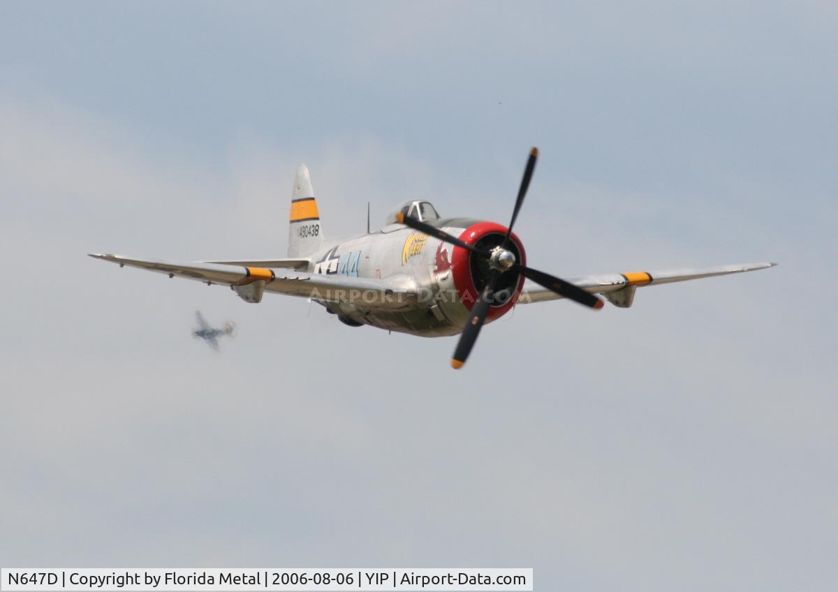 N647D, 1944 Republic P-47D Thunderbolt C/N 8955583, P-47