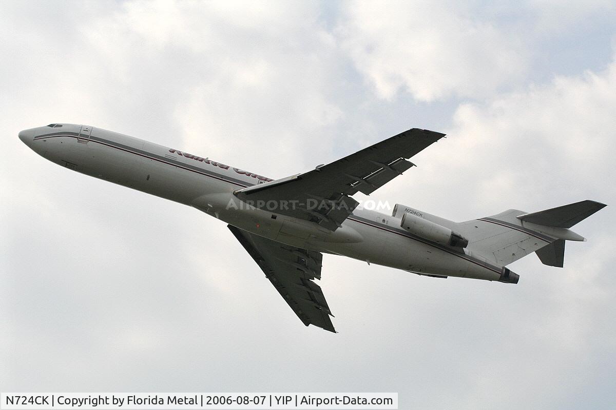 N724CK, 1971 Boeing 727-225F C/N 20383, Kalitta Charters II