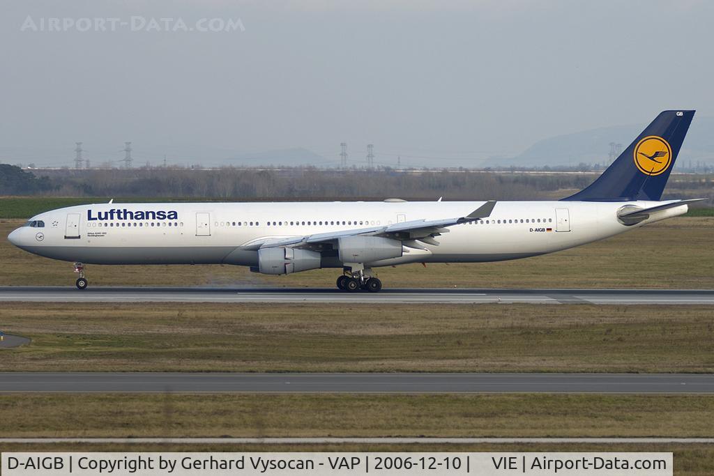 D-AIGB, 1993 Airbus A340-311 C/N 024, Arrival for a C-Check @ Austrian Maintenance